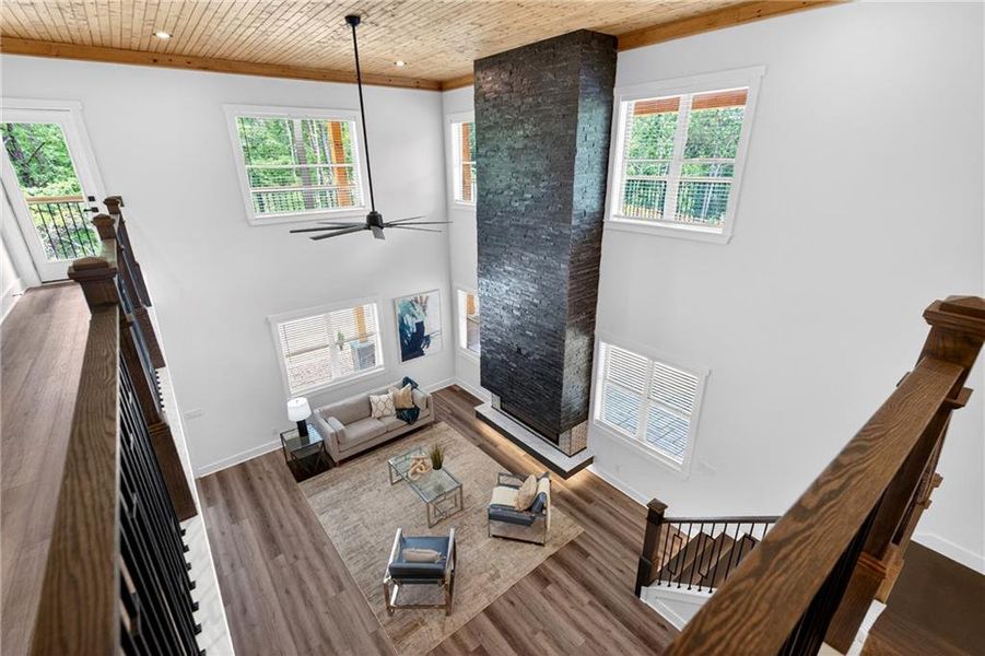 Furnished interior view inside a new home in , Dahlonega (Image 11).
