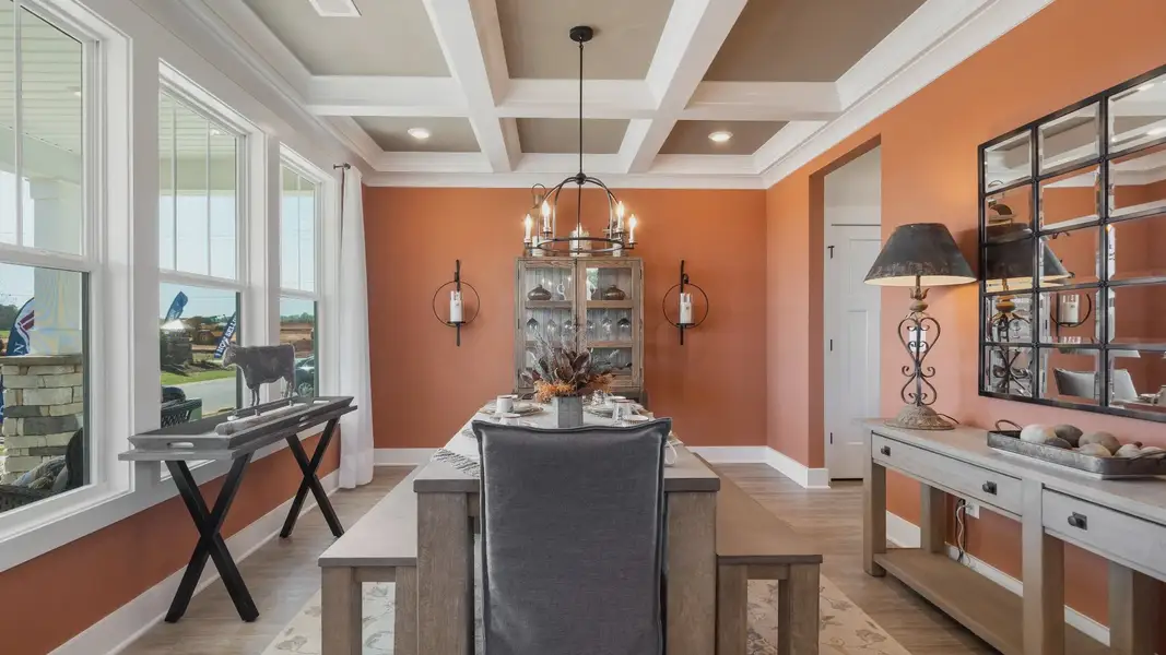 Dining Room of The Sutherland Design by DRB Homes