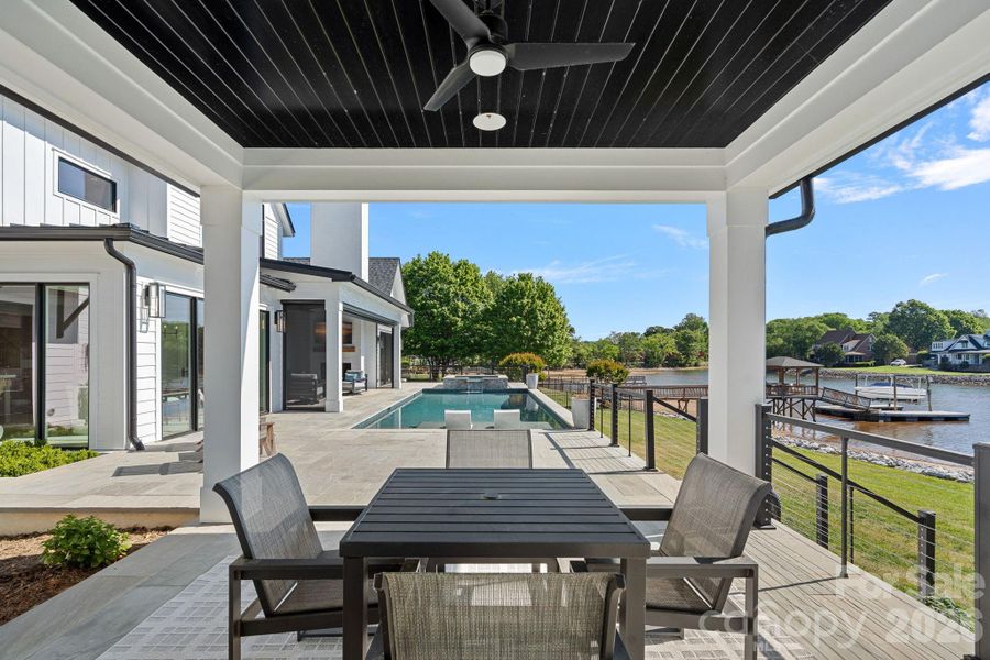 Exterior details and patio area of a home in , Cornelius (Image 29).