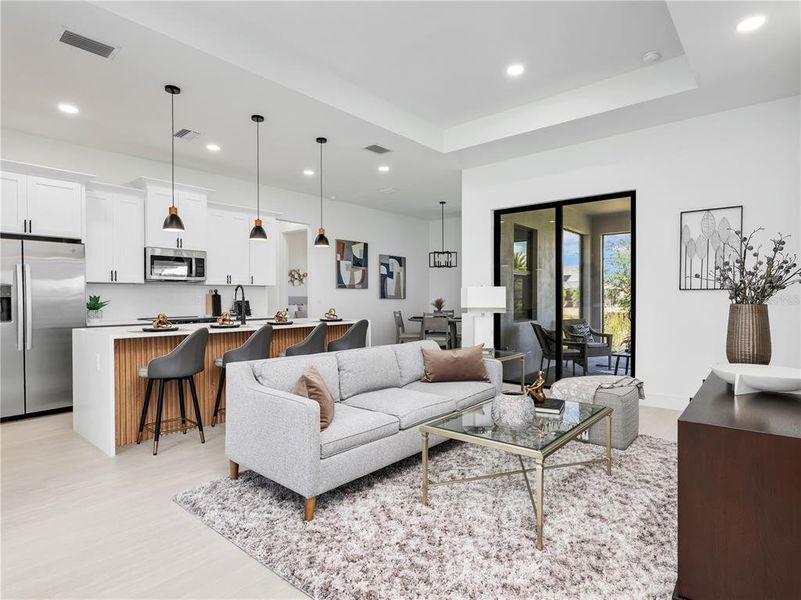 Furnished interior view inside a new home in , Cape Coral (Image 6).