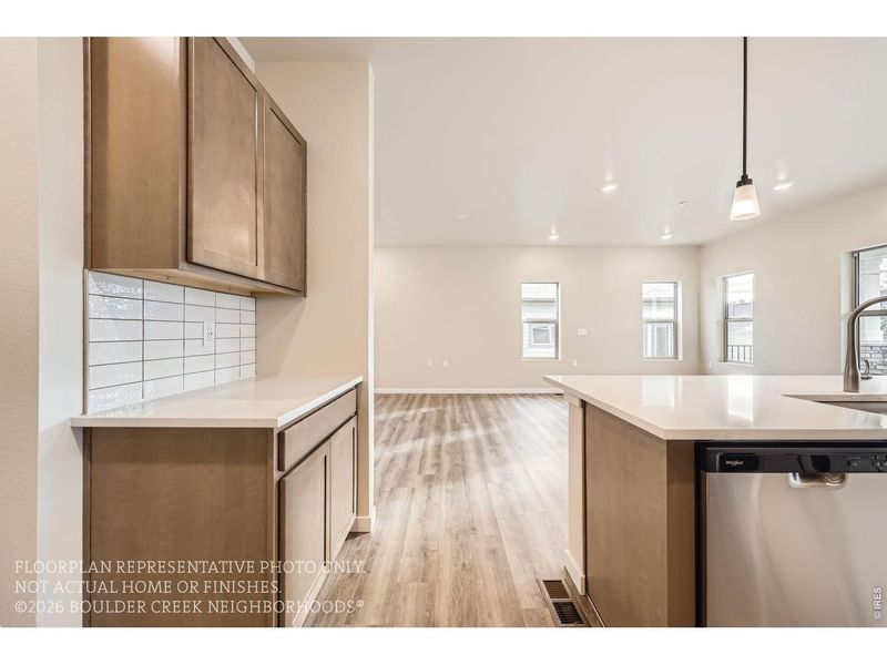 Furnished interior view inside a new home in , Westminster (Image 16). Furnished interior view inside a new home in , Westminster (Image 16).