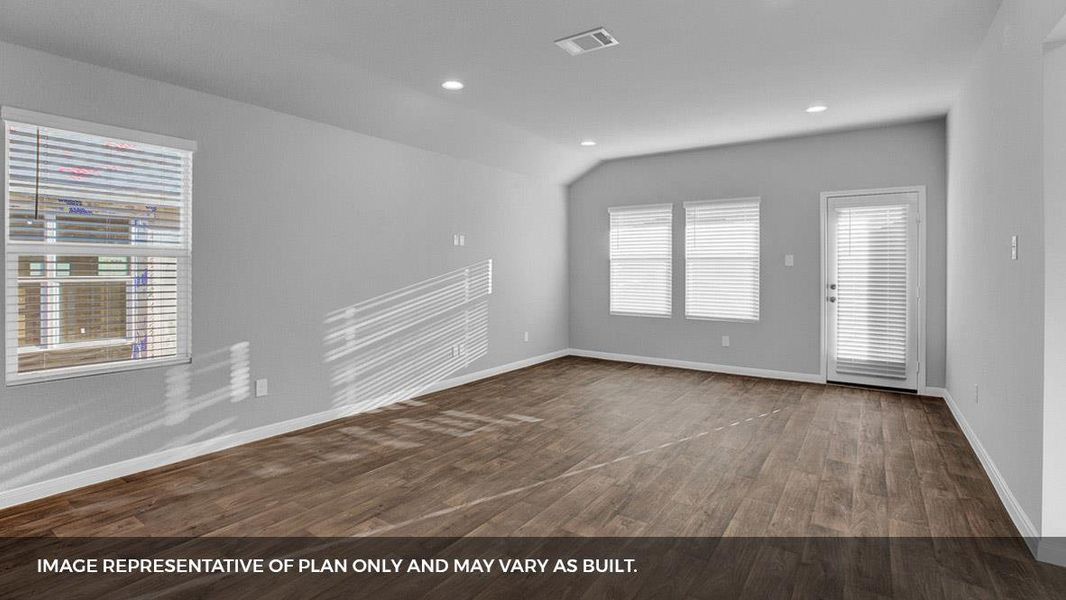 Spacious, unfurnished interior of a new home in Southgrove, Kyle (Image 14).