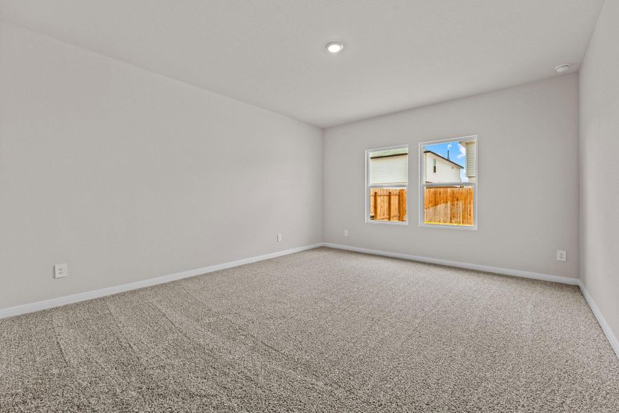 Spacious, unfurnished interior of a new home in Whisper South, San Marcos (Image 15). Spacious, unfurnished interior of a new home in Whisper South, San Marcos (Image 15).