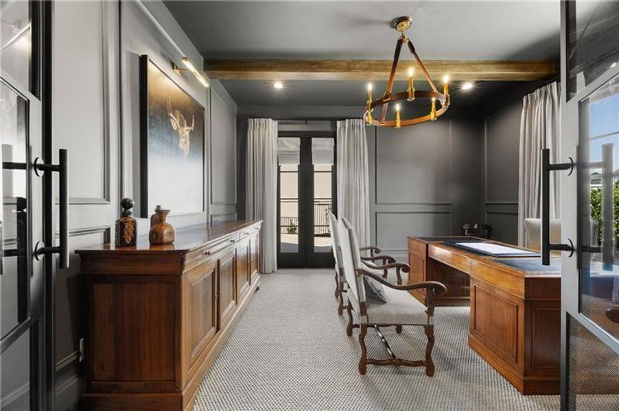 Furnished interior view inside a new home in , Alpharetta (Image 18).