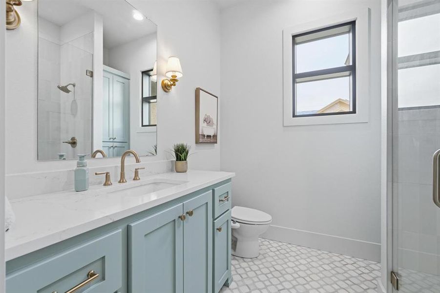 Furnished interior view inside a new home in , Abilene (Image 26).