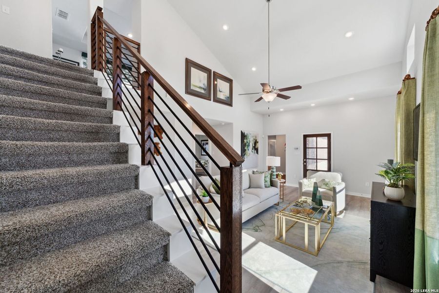 Furnished interior view inside a new home in Red Hawk Landing, San Antonio (Image 20).