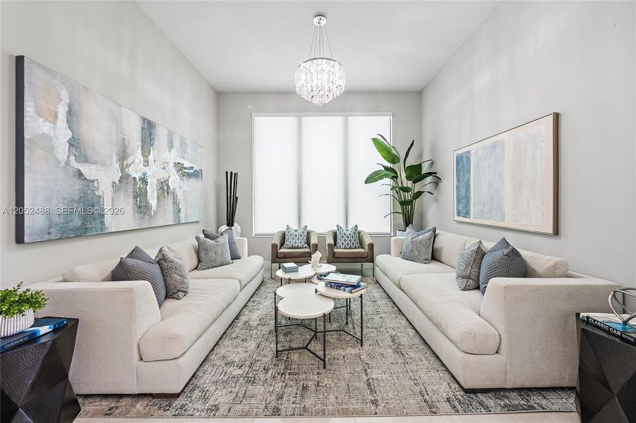 Furnished interior view inside a new home in , Palm Beach Gardens (Image 13).