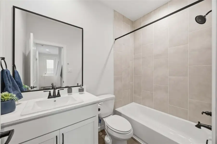 Furnished interior view inside a new home in Fulton Crossing, Houston (Image 15).