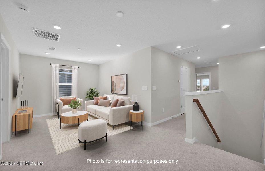 Furnished interior view inside a new home in The Preserve at Bannon Lakes, St. Augustine (Image 12). Furnished interior view inside a new home in The Preserve at Bannon Lakes, St. Augustine (Image 12).