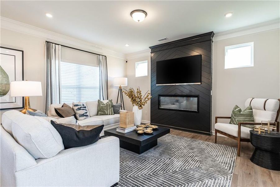 Furnished interior view inside a new home in Laurel Ridge, Rock Spring (Image 28).