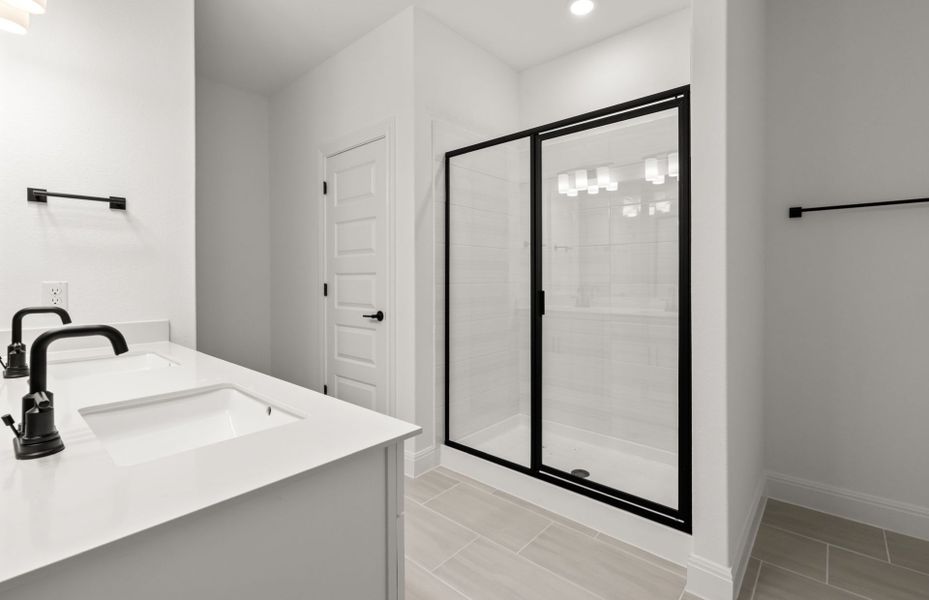 Representative furnished interior of a home built from the Burnet by Pulte Homes in Crosswinds, Kyle (Image 4).