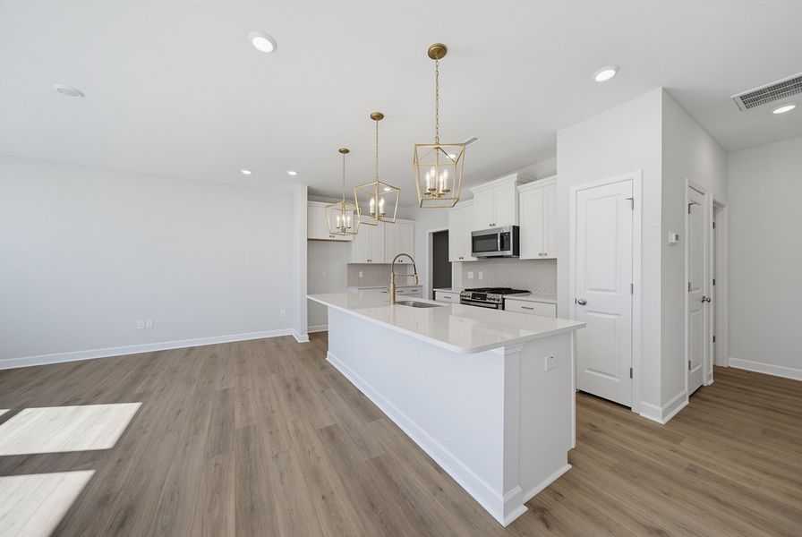 Furnished interior view inside a new home in Sweetbrier, Durham (Image 6).
