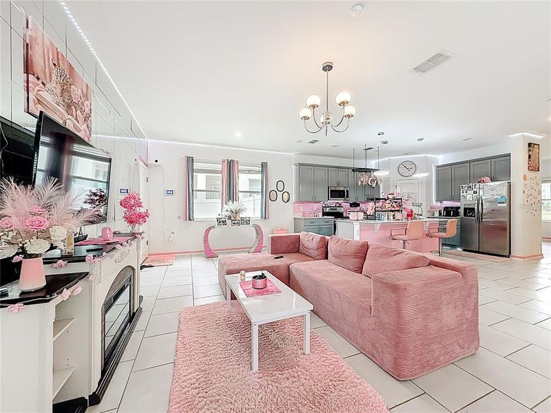 Furnished interior view inside a new home in Rhett's Ridge, Apopka (Image 21).