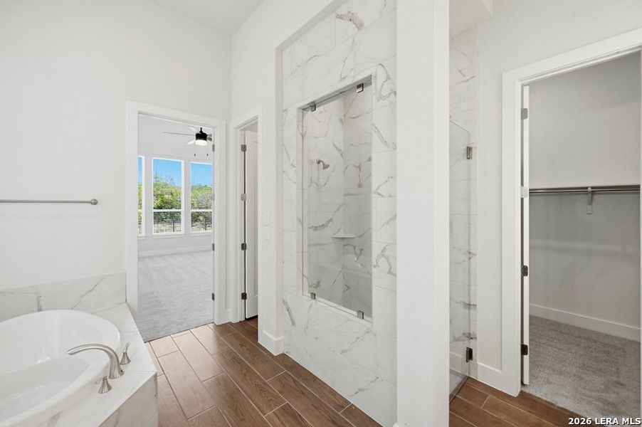 Furnished interior view inside a new home in Briggs Ranch, San Antonio (Image 16).