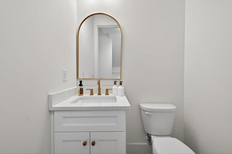 Furnished interior view inside a new home in Skyview On Broad, Sugar Hill (Image 32). Furnished interior view inside a new home in Skyview On Broad, Sugar Hill (Image 32).