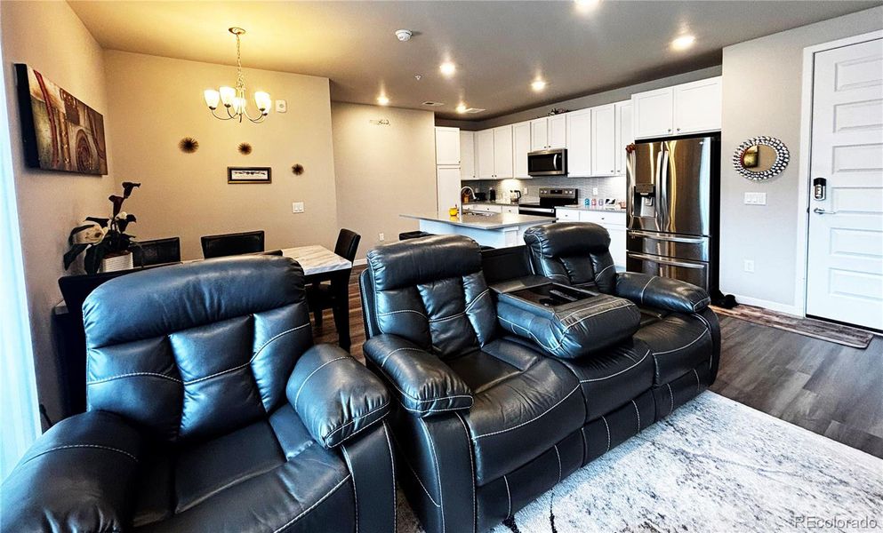 Furnished interior view inside a new home in , Parker (Image 6).