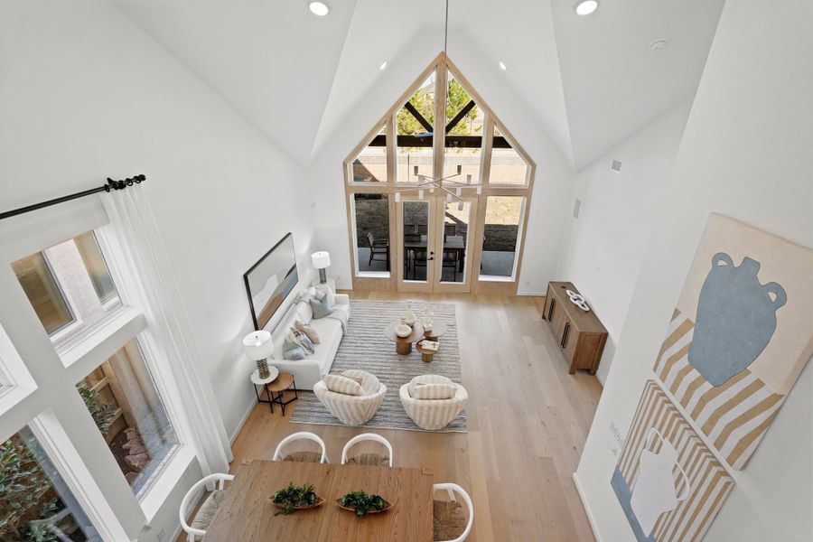 Furnished interior view inside a new home in Elyson 45' & 70', Katy (Image 44).