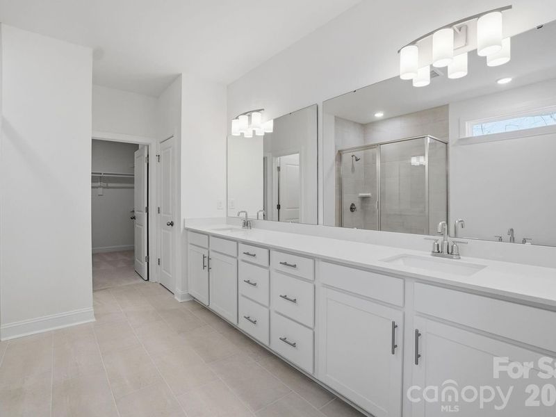 Furnished interior view inside a new home in Enclave at Belmont, Belmont (Image 18).