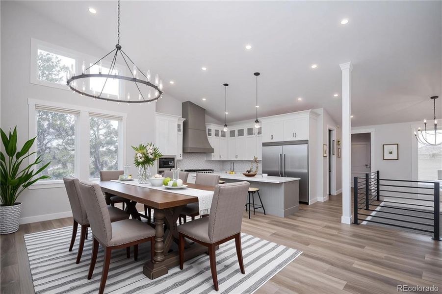 Furnished interior view inside a new home in , Kiowa (Image 10).