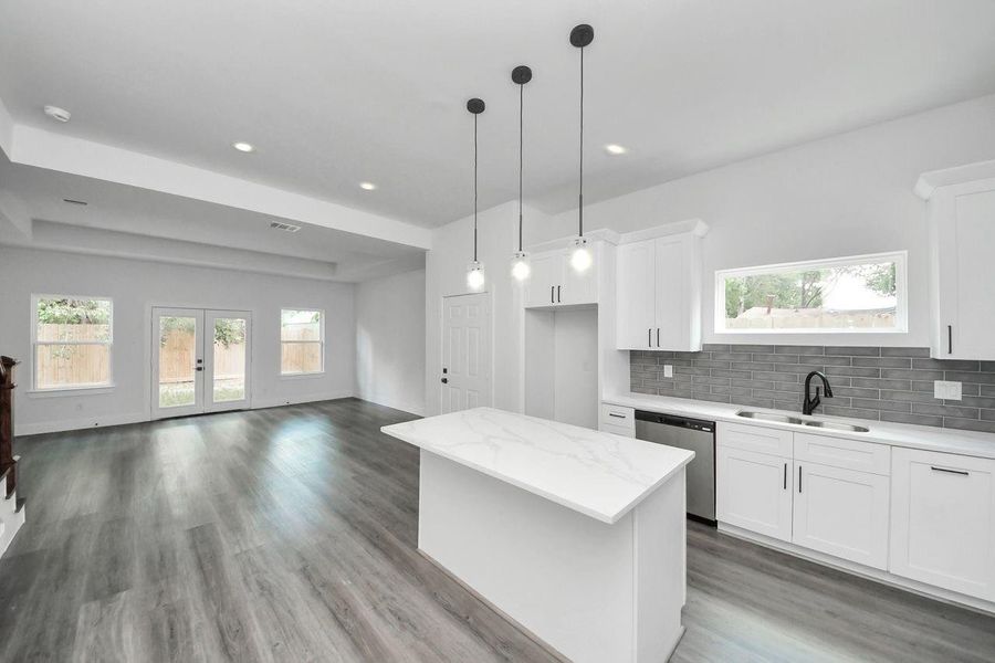 Furnished interior view inside a new home in , Houston (Image 8).