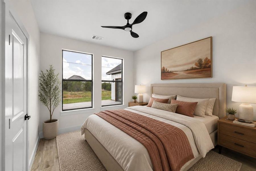 Furnished interior view inside a new home in , Granbury (Image 12).
