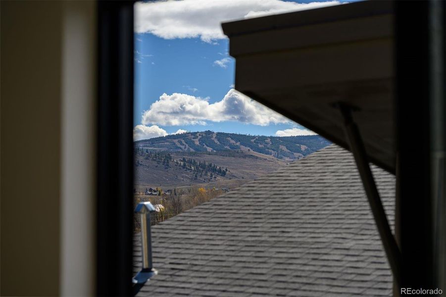 View of Granby Ranch from the living room window View of Granby Ranch from the living room window