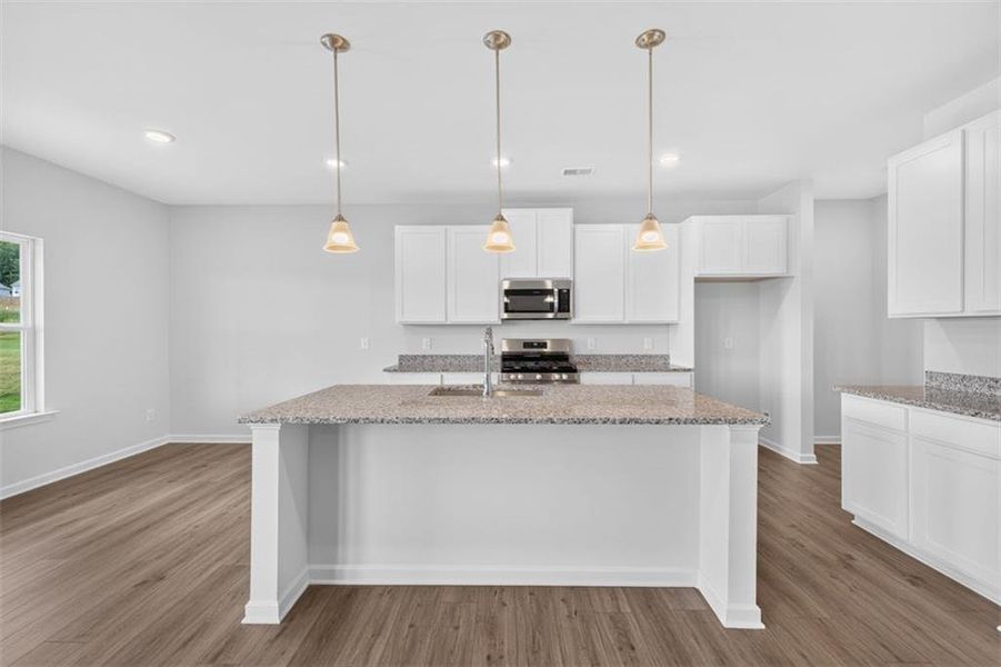 Furnished interior view inside a new home in The Stiles, Cartersville (Image 5).
