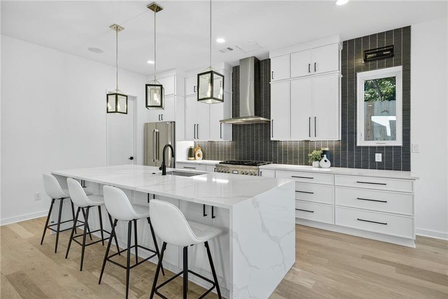 Furnished interior view inside a new home in , Atlanta (Image 6).