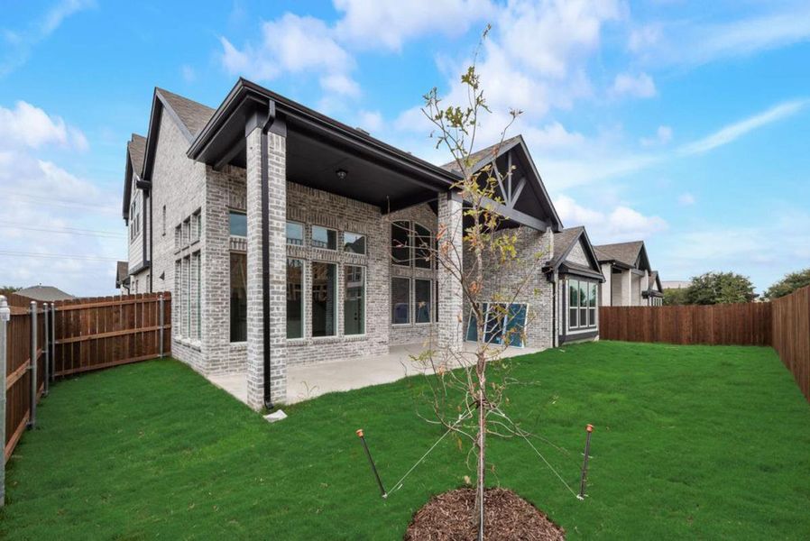 Exterior details and patio area of a home in Cedar Ridge Estates, Grand Prairie (Image 3). Exterior details and patio area of a home in Cedar Ridge Estates, Grand Prairie (Image 3).