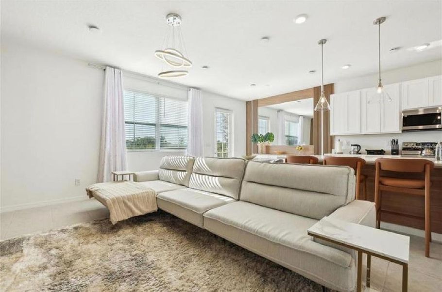 Furnished interior view inside a new home in , Davenport (Image 32).