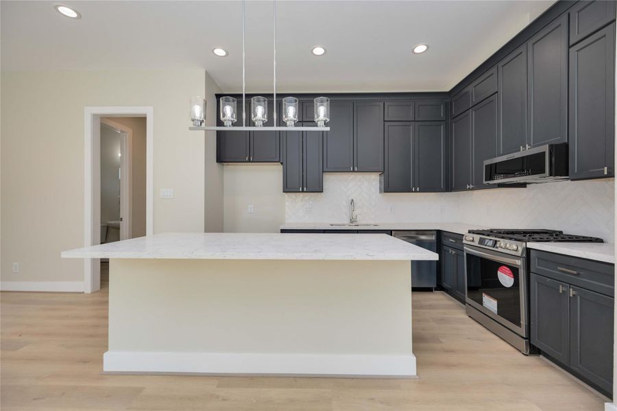 Furnished interior view inside a new home in , Houston (Image 3).
