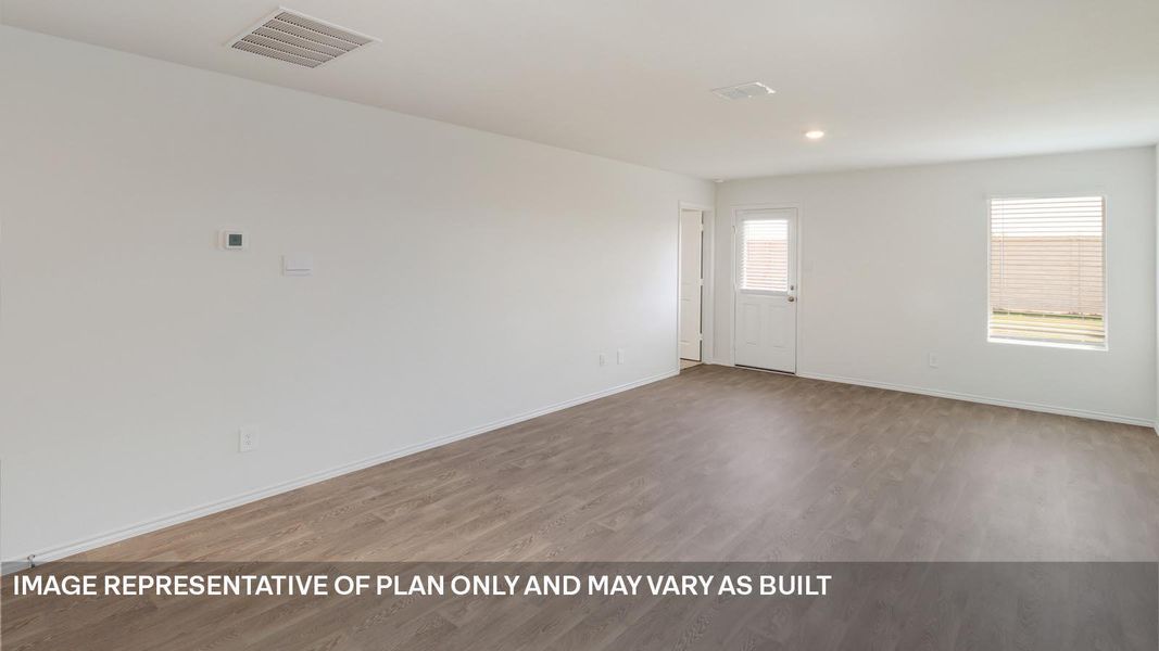 Spacious, unfurnished interior of a new home in Prairie Lakes, Buda (Image 10).