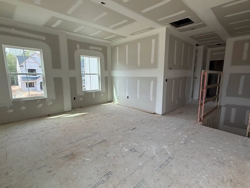 In-progress construction of a new home in The Point, Rolesville, NC (Image 13).