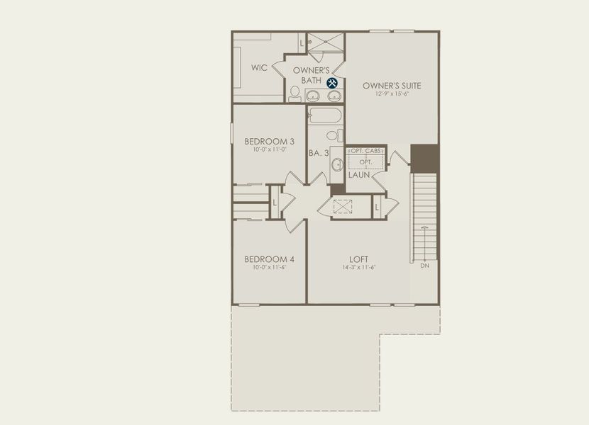 2D floor plan layout of this home in Murray Farms, Middleburg, FL (Image 3). 2D floor plan layout of this home in Murray Farms, Middleburg, FL (Image 3).