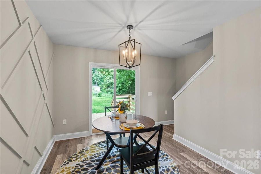 Furnished interior view inside a new home in , Kannapolis (Image 6).