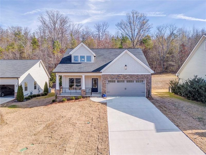 Front exterior of a new home in , Rome, GA, highlighting curb appeal (Image 28). Front exterior of a new home in , Rome, GA, highlighting curb appeal (Image 28).