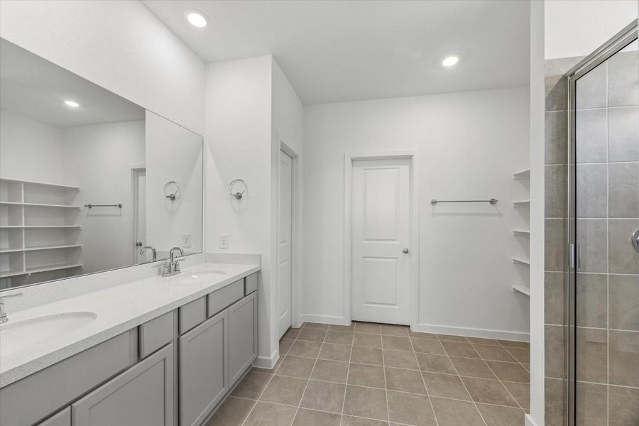 Furnished interior view inside a new home in Bridge Creek 45s and 50s, Cypress (Image 11).