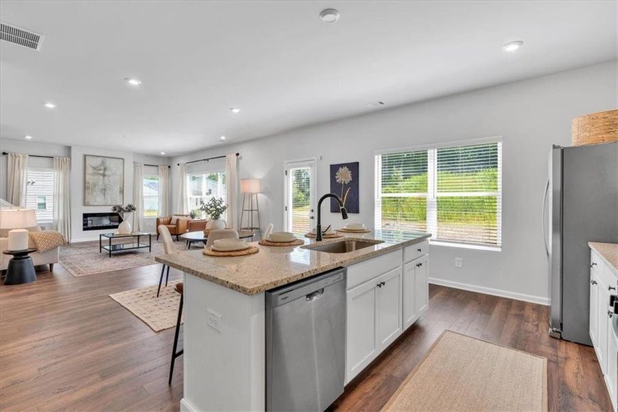 Furnished interior in a model home at Sweetlake Grove in Mableton (Image 43). Furnished interior in a model home at Sweetlake Grove in Mableton (Image 43).