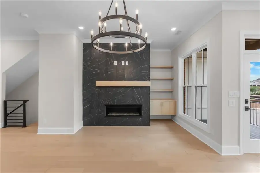 Furnished interior view inside a new home in Park Walke, Alpharetta (Image 12).