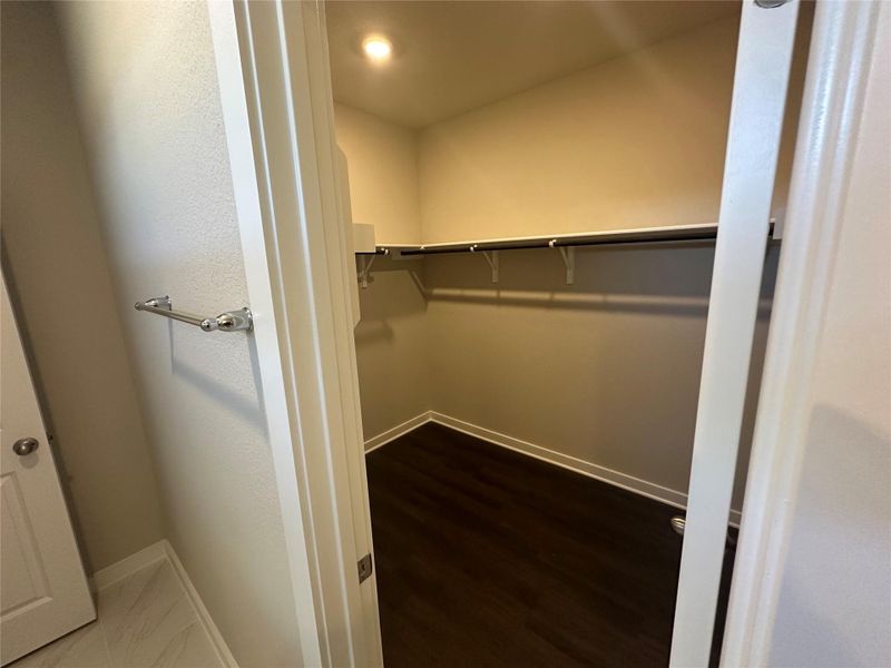 Walk-in closet in Primary Bedroom