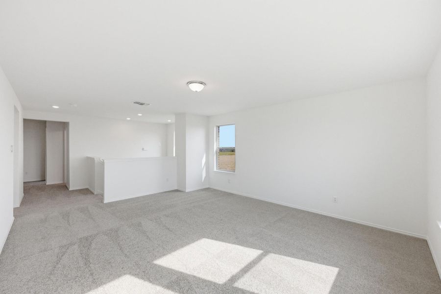 Spacious, unfurnished interior of a new home in Salerno - Heritage Collection, Round Rock (Image 26). Spacious, unfurnished interior of a new home in Salerno - Heritage Collection, Round Rock (Image 26).