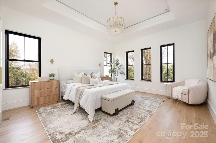 Furnished interior view inside a new home in , Charlotte (Image 5).