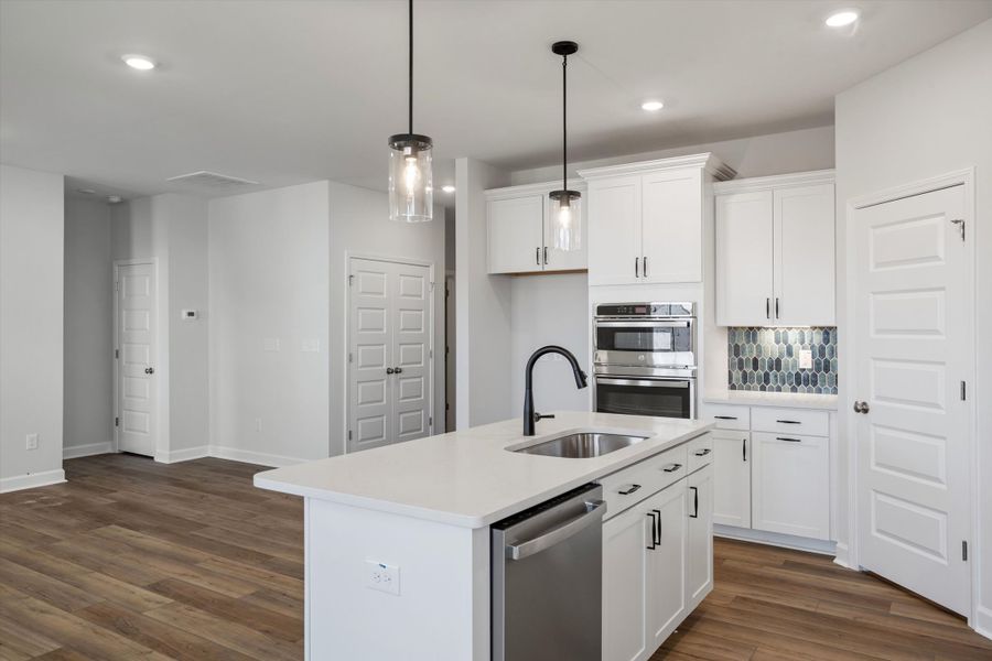Furnished interior view inside a new home in Ovation at Sweetbrier, Durham (Image 10).