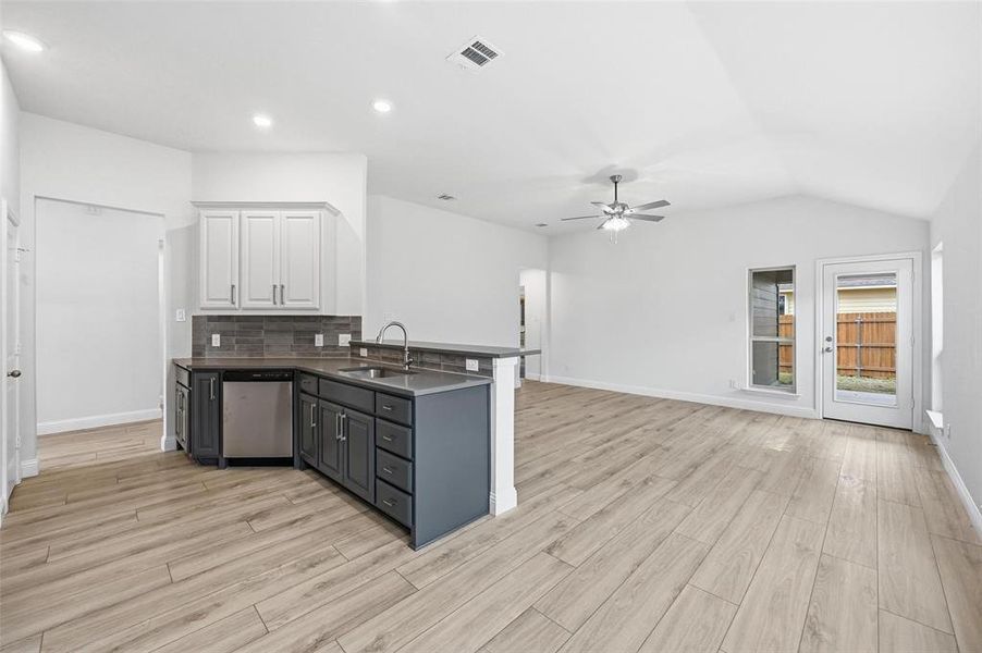 Furnished interior view inside a new home in Trail Creek, Cleburne (Image 12). Furnished interior view inside a new home in Trail Creek, Cleburne (Image 12).