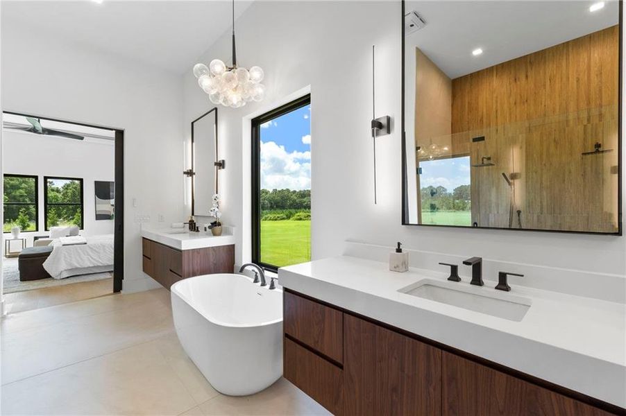 Furnished interior view inside a new home in , McDonough (Image 56).