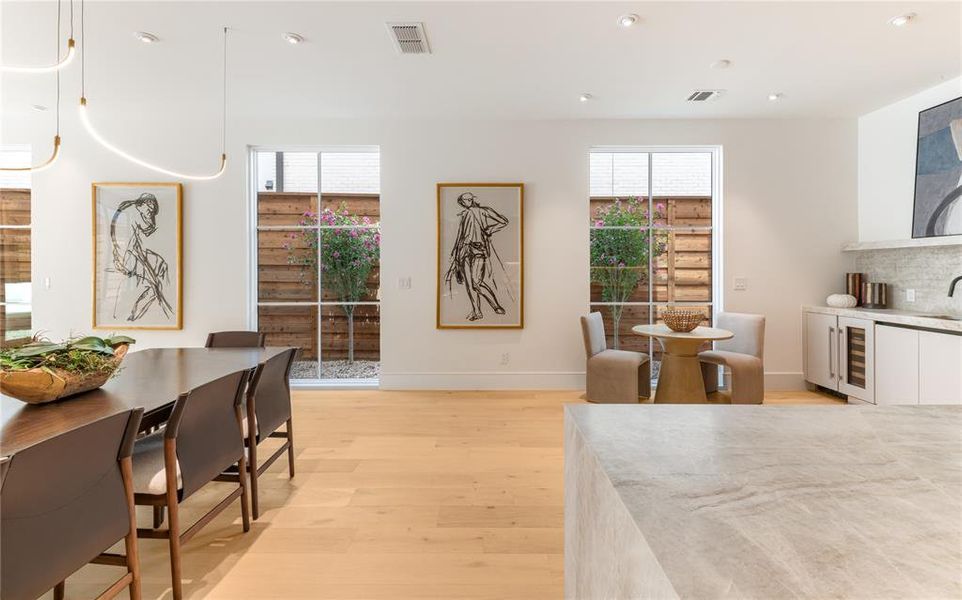 Furnished interior view inside a new home in , Dallas (Image 4).