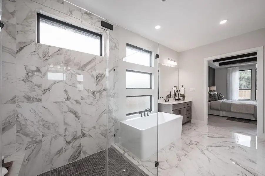 Furnished interior view inside a new home in Bridgeland 80′, Cypress (Image 7). Furnished interior view inside a new home in Bridgeland 80′, Cypress (Image 7).