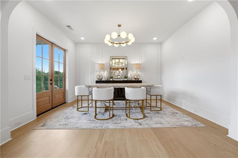 Furnished interior view inside a new home in Echo at Crabapple, Milton (Image 7).