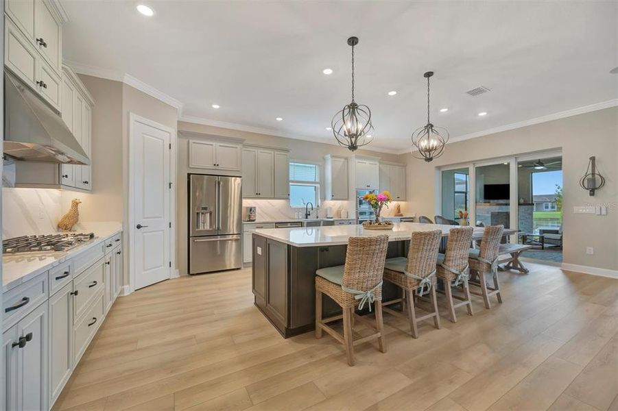 Furnished interior view inside a new home in , Palmetto (Image 58).