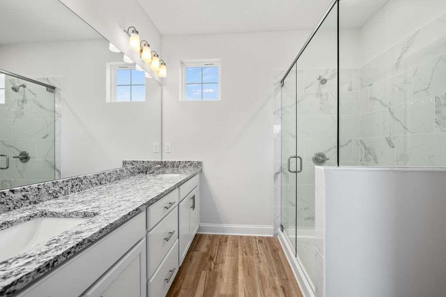Furnished interior view inside a new home in Maddox Landing, Hoschton (Image 7).